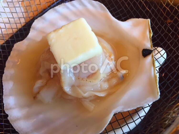 ほたてバター ホタテ,ほたて,ほたてバターの写真素材
