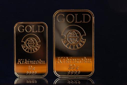 ゴールドバー　GOLD 金,金塊,ゴールドバーの写真素材