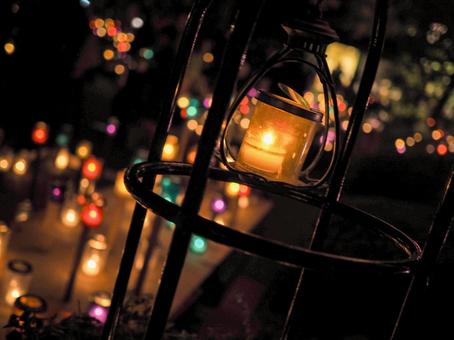 Photo, candle, candle night, night, 