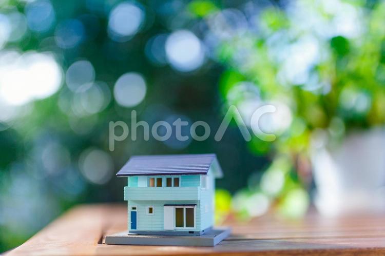 住宅模型 住宅,家,テキストスペースの写真素材