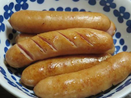 ウインナー ウインナー ウインナー,献立,メニューの写真素材