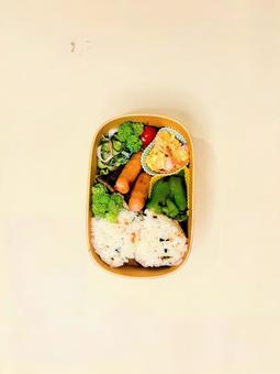 手作りわっぱ弁当 手作りわっぱ弁当 お弁当,手作り,おにぎりの写真素材