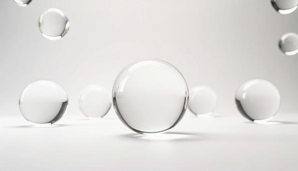 シンプルなビー玉、コピースペース シンプルなビー玉、コピースペースの写真