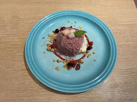 桃のケーキ 桃のケーキ 桃,ケーキ,デザートの写真素材