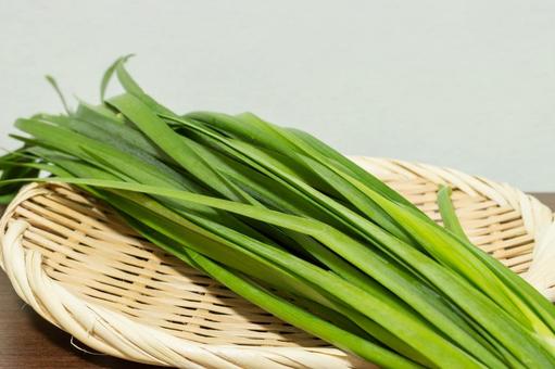 ニラ 植物,葉物野菜,やさいの写真素材