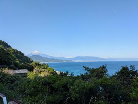 薩埵峠からの富士山 薩埵峠からの富士山 山,自然,景色の写真素材