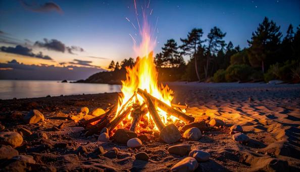 焚き火イメージ1 焚き火イメージ1の写真