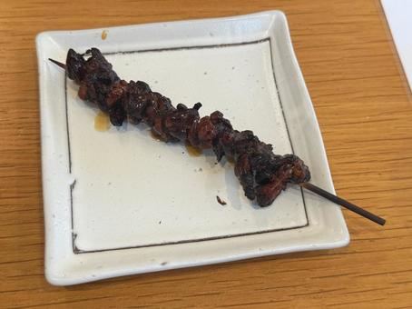 うなぎ肝串焼き うなぎ肝串焼き うなぎ,肝,串の写真素材