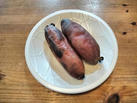 焼き芋 鳴門金時,サツマイモ,さつまいもの写真素材