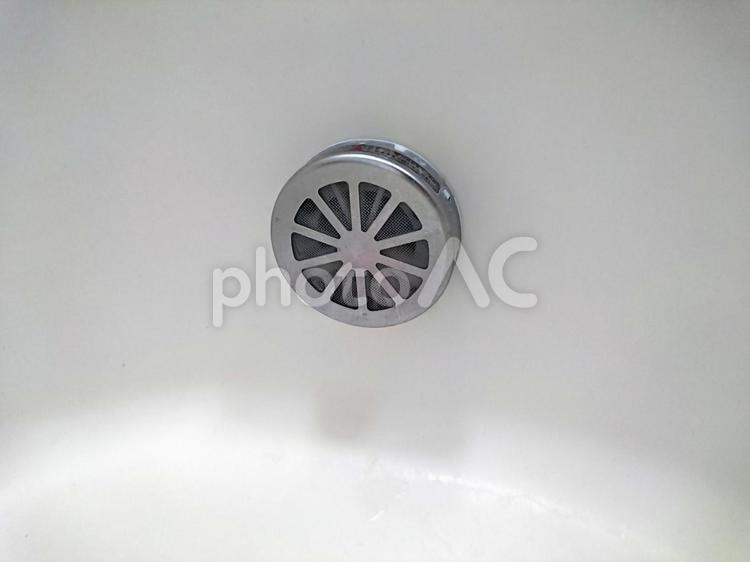 お風呂の給湯口 お湯,ふろ,カビの写真素材