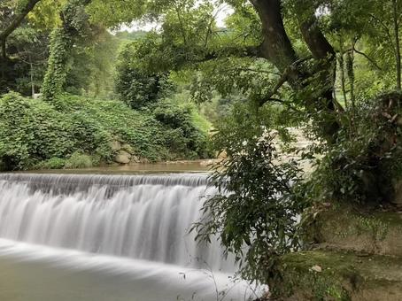 秘境・四阿屋遊泳場 秘境・四阿屋遊泳場 あづまや,遊泳場,佐賀県鳥栖市の写真素材