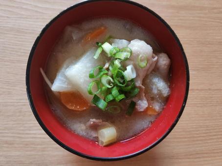 豚汁 豚汁の写真