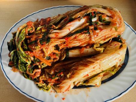 手作りキムチ キムチ,韓国,唐辛子の写真素材