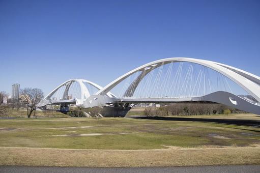 豊田大橋 豊田大橋,豊田市,橋の写真素材