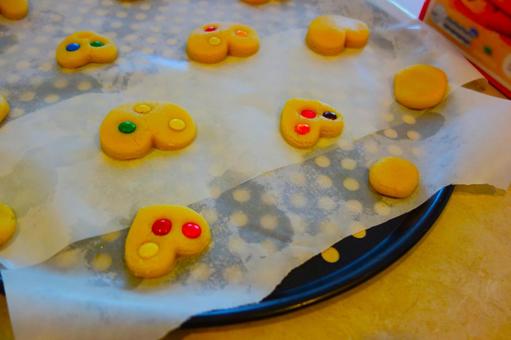 クッキー作り 1 クッキー作り 1 ハート型,クリスマス,バレンタインの写真素材
