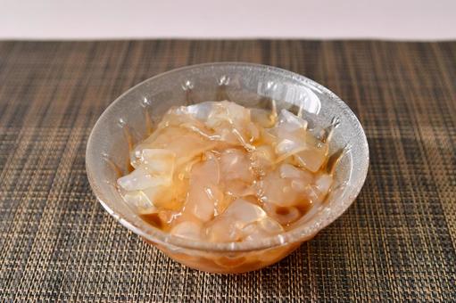 葛きり 葛きり 葛きり,和菓子,黒蜜の写真素材