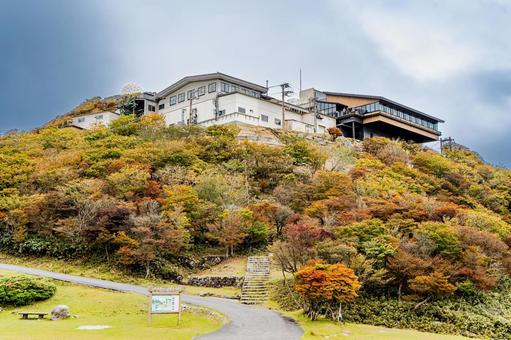 三重　御在所岳　ロープウェイ山上公園駅 御在所岳,山,御在所山の写真素材