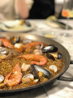 パエリア パエリア,食べ物,スペインの写真素材