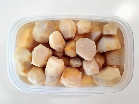 作り置きおかず里芋の煮物 冬,旬,里芋の写真素材