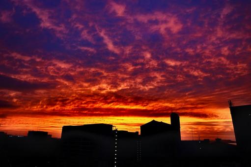 夕焼け空_01 夕焼け空_01の写真