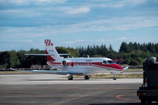 入間航空祭　U-680A　飛行点検隊 入間基地,航空祭,航空自衛隊の写真素材