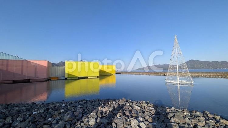 下瀬美術館 世界で一番美しい美術館,広島,下瀬美術館の写真素材