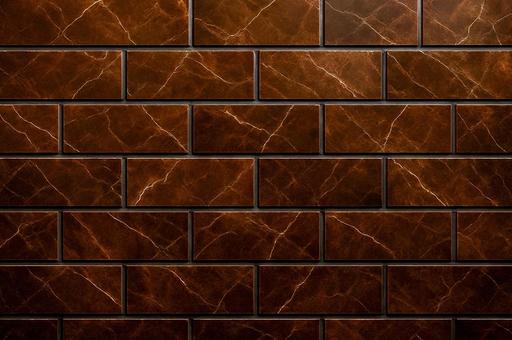 【背景素材】大理石の壁面、レンガ風の写真