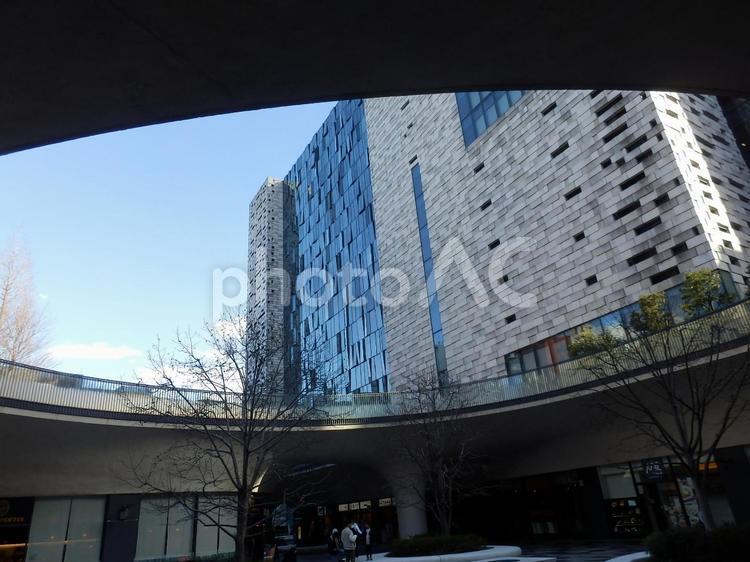 東新宿のビジネス街 ビル,空,背景の写真素材