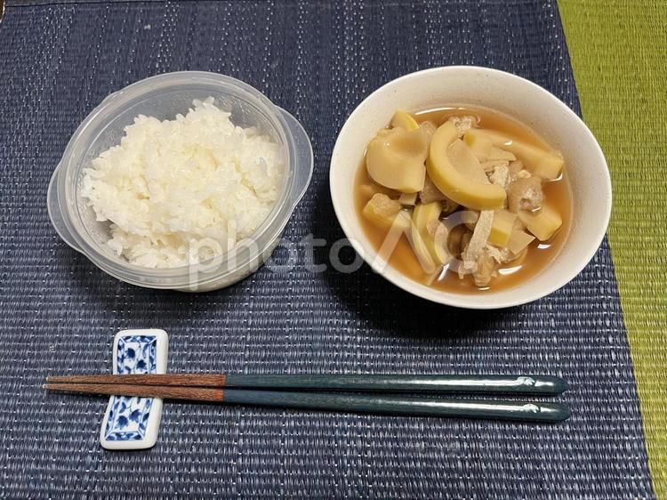 たけのこご飯 たけのこ,筍,タケノコの写真素材