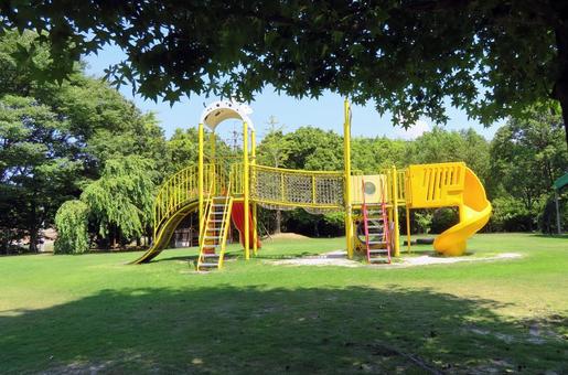 真夏の遊園地 真夏の遊園地の写真
