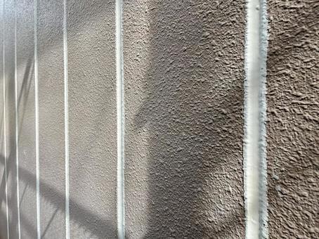 ALC壁シール打ちこみ後の様子① alc,コーキング,シーリングの写真素材