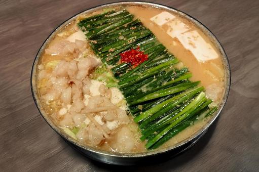 鍋料理 鍋,料理,もつ鍋の写真素材