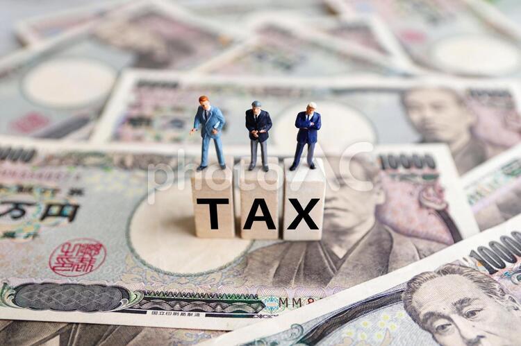 TAX　税金　イメージ tax,税金,消費税の写真素材