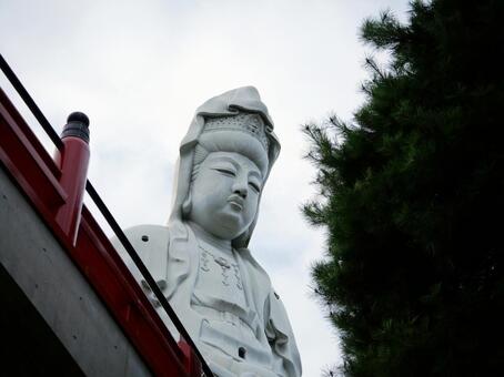 高崎白衣大観音 高崎白衣大観音,慈眼院,高崎観音の写真素材