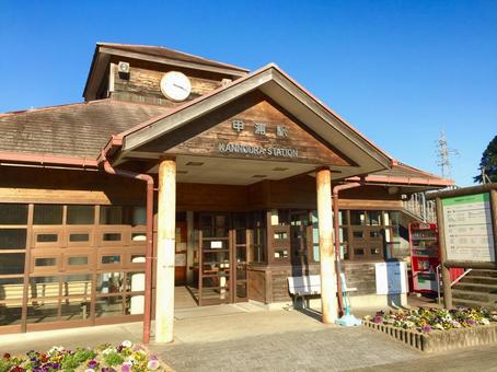 阿佐海岸鉄道の甲浦駅の駅舎 阿佐海岸鉄道,甲浦駅,駅舎の写真素材