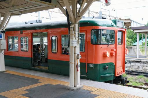 しなの鉄道 しなの鉄道 小諸,小諸駅,ホームの写真素材