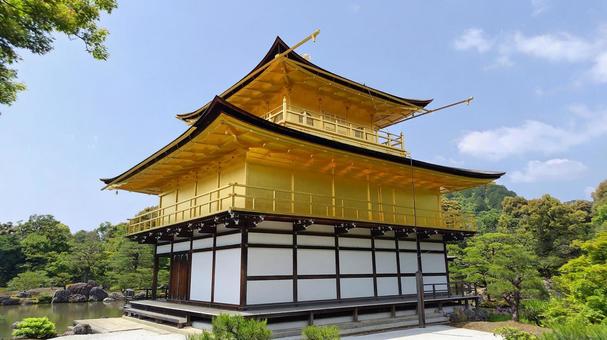 京都・金閣寺_2025_5月 京都・金閣寺_2025_5月 金閣寺,鹿苑寺,京都の写真素材