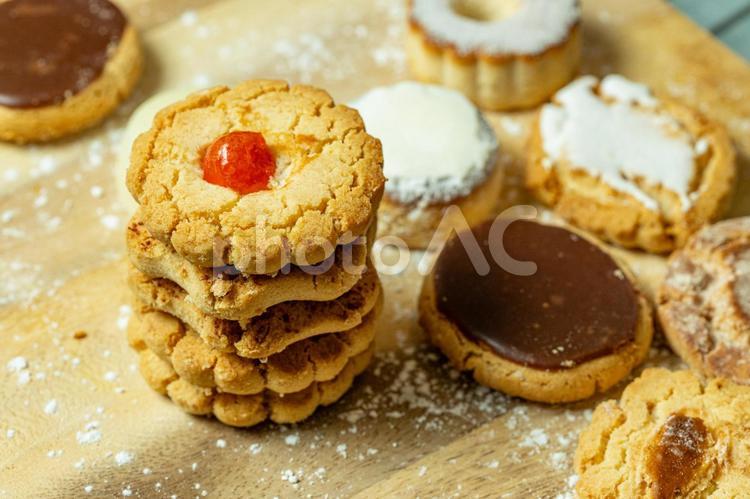 たくさんのドイツのクッキー ドイツ料理,食べ物,ドイツの写真素材