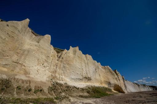 雄大な自然に囲まれた滝瀬海岸のシラフラ シラフラ,滝瀬海岸,乙部町の写真素材