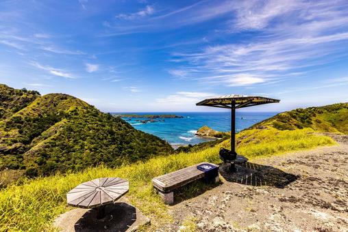 小笠原諸島 中山峠展望台から望む絶景 小笠原諸島 中山峠展望台から望む絶景 父島,小笠原諸島,小笠原の写真素材