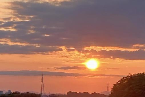 Sunset during the rainy season, JPG