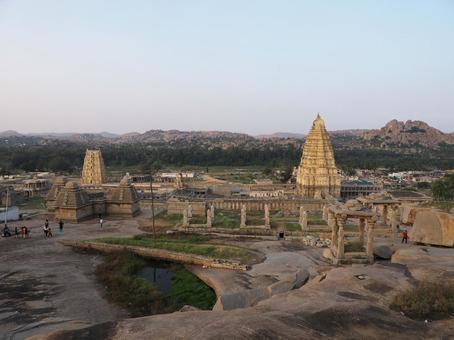 バーウパクシャ・テンプル　ハンピ ハンピ,インド,世界遺産の写真素材