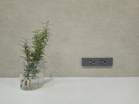 ローズマリーの画像 ローズマリー,卓上,一輪挿しの写真素材