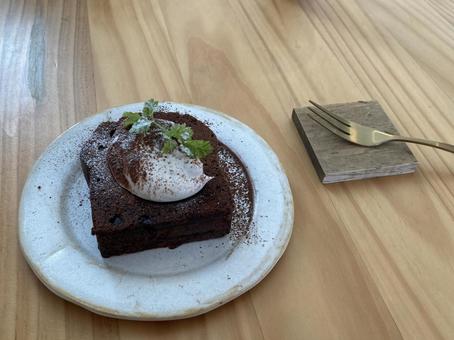 生クリームチョコパウンドケーキ 生クリームチョコパウンドケーキの写真