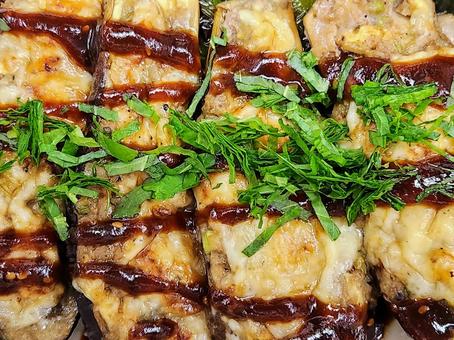 茄子のチーズ焼き2 茄子のチーズ焼き2 茄子,野菜ステーキ,野菜の写真素材