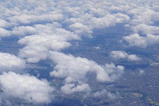 街と雲 街と雲の写真