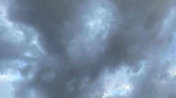 曇天1_711A 曇り,空,雲の写真素材