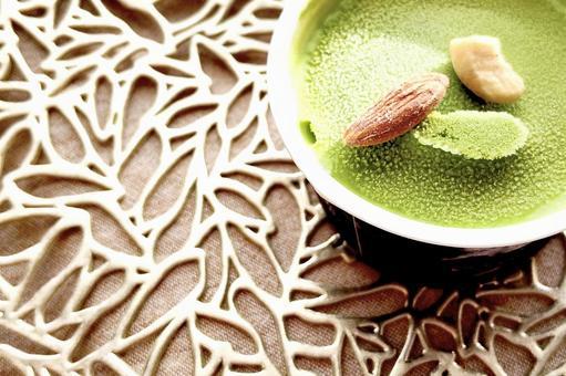 暑い夏に抹茶アイス 暑い夏に抹茶アイスの写真