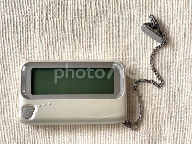 ポケットベル（電源OFFバージョン） ポケットベル,ポケベル,呼び出しの写真素材