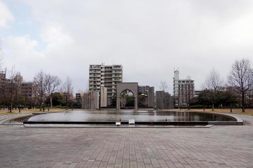 福岡市博物館の池 福岡市博物館の池 福岡市博物館,池,福岡市早良区百道浜3丁目の写真素材